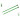 KnitPro Trendz Strikkepinde / Jumperpinde Akryl 25cm 4,50mm / 9.8in US7 Green