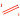 KnitPro Trendz Strikkepinde / Jumperpinde Akryl 25cm 12,00mm / 9.8in US17 Red