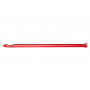 KnitPro Trendz Single Häkelnadel Acryl 30cm 12.00mm Rot für tunesische Häkelarbeit / Häkeln