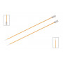 KnitPro Zing Stricknadeln / Jackenstricknadeln Messing 40cm 2.25mm / 15.7in US1 Amber