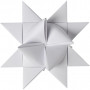 Papierstreifen für Fröbelsterne, B 25 mm, D: 11,5 cm, 100 Streifen, Weiß