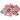 Infinity Hearts Buttons Holz Fisch Ass. Farben 36x24mm - 18 Stück