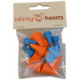 Infinity Hearts Stitch Stopper / Stick Protector für Stickgröße 2 und 5.5mm - 16 Stück