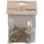 Infinity Hearts Taschengriff/ Kette Silber 122cm - 1 Stk
