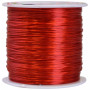 Infinity Hearts elastischer Faden Nylon Rot 0,8mm 50m