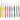 Infinity Hearts Rainbow 2 Häkelnadeln Set 13,5cm 2-6mm 9 Größen