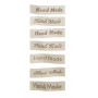 Infinity Hearts Farbband mit Etiketten Handmade 7 fonts - 315cm