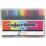 Colortime Fineliner Stift versch. Farben 0,6-0,7mm - 24 Stk