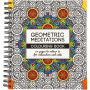 Kreatives Malbuch Geometrische Meditation 19,5x23cm - 64 Seiten