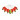 KnitPro Zooni Maschenmarkierer mit Perlen Orange Lily - 7 Stk