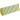 KnitPro Grace Dreieckige Reißverschlusstasche Streifen groß 24x10cm Grün