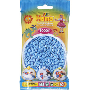 Hama Midi Bügelperlen 207-46 Pastell-Blau - 1000 Stk