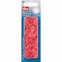 Prym Color Snaps Trykknapper Plast Rund Hindbær 12,4mm - 30 stk