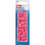 Prym Color Snaps Druckknöpfe Kunststoff Herz Pink - 30 Stk