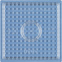 Hama Midi Steckplatte Viereck klein transparent 7,5x7,5cm - 1 Stk