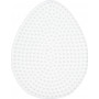 Hama Midi Steckplatte Ei Weiß 12,5x9,5cm - 1 Stk