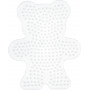 Hama Midi Steckplatte Teddybär Weiß 13x10,5cm - 1 Stk