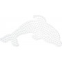 Hama Midi Steckplatte Delfin Weiß 15,5x7,5cm - 1 Stk