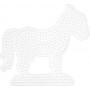 Hama Midi Steckplatte Pferd Weiß 15x13,5cm - 1 Stk