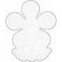 Hama Midi Steckplatte Blume groß Weiß 12x10cm - 1 Stk