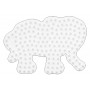 Hama Midi Steckplatte Elefant klein Weiß 9x6,5cm - 1 Stk