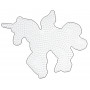 Hama Midi Steckplatte Fantasiepferd Weiß 18,5x15cm - 1 Stk