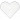 Hama Midi Steckplatte Herz klein Weiß 9x7,5cm - 1 Stk