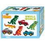 Hama Midi Kleine Welt Dinosaurier und Autos Set 3502