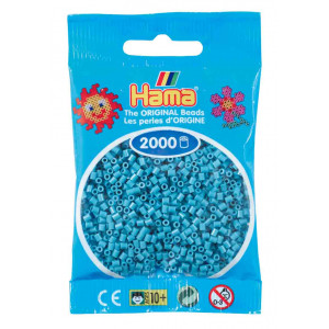 Hama 2000 Mini Bügelperlen 501-43 Pastell-Gelb Ø 2,5 mm Perlen Steckperlen Beads 