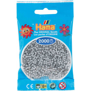 2000 Mini Bügelperlen Azurblau Hama 501-49 Ø 2,5 mm Perlen Steckperlen Beads 