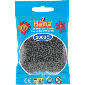 Hama 2000 Mini Bügelperlen 501-05 Rot Ø 2,5 mm Perlen Steckperlen Beads 