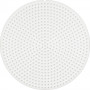 Hama Mini Stiftplatte 595 Kreis Weiß Durchmesser 8cm - 1 Stk