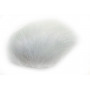 Pompon Quaste Quaste Kaninchenhaar Weiß 60 mm