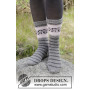 Telemark Socks by DROPS Design - Strickmuster mit Kit Socken mit Norwegischem Muster Größen 35/37 - 41/43