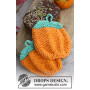 Roasted Pumpkin by DROPS Design -Strickmuster mit Kit Topflappen Halloween