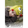 Eye Smile by DROPS Design - Strickmuster mit Kit Monster-Mütze mit Antennen, Augen und Mund Größe 1 Monat - 4 Jahre