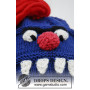 Tooth Monster by DROPS Design – Strickmuster mit Kit Monster-Mütze mit Zähne, Nase, Augen und Haar Größe 3-12 Jahre
