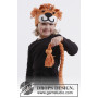 Nala by DROPS Design - Häkelmuster mit Kit Löwenkopf-Stirnband und geflochtener Löwenschwanz Größen 1-10 Jahre