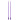 Knit Lite Jackenstricknadeln mit Licht 33cm 6,50mm / 13in US10½ Lila