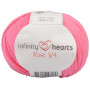 Infinity Hearts Rose 8/4 Garn Unicolor 33 Pink