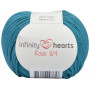 Infinity Hearts Rose 8/4 Garn Unicolour 132 Petrol