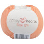 Infinity Hearts Rose 8/4 Garn einfarbig 195 Pfirsisch