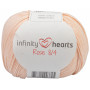 Infinity Hearts Rose 8/4 Garn einfarbig 205 Pfirsisch Hell