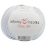 Infinity Hearts Rose 8/4 Garn Unicolor 230 Perlgrau