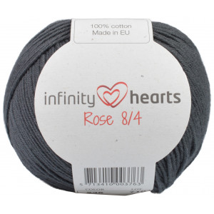Infinity Hearts Rose 8/4 Garn einfarbig 236 Anthrazit
