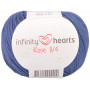 Infinity Hearts Rose 8/4 Garn Unicolor 114 Marineblau