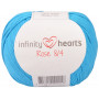 Infinity Hearts Rose 8/4 Garn einfarbig 125 Türkis
