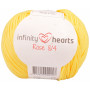 Infinity Hearts Rose 8/4 Garn einfarbig 179 Gelb