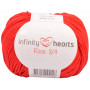 Infinity Hearts Rose 8/4 Garn einfarbig 19 Rot