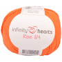 Infinity Hearts Rose 8/4 Garn Unicolor 193 Orange